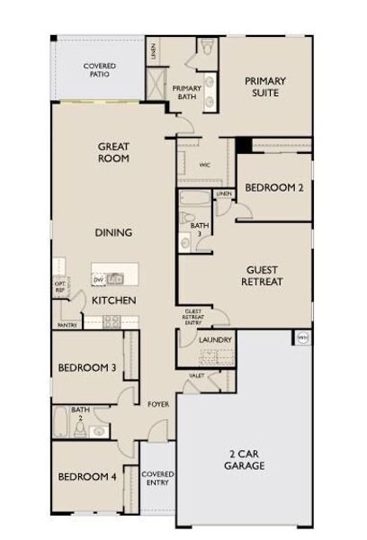 Sunflower Floorplan - Lot 66