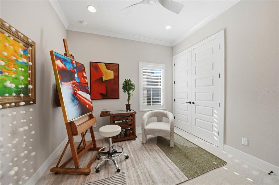 Furnished interior view inside a new home in , Venice (Image 42).