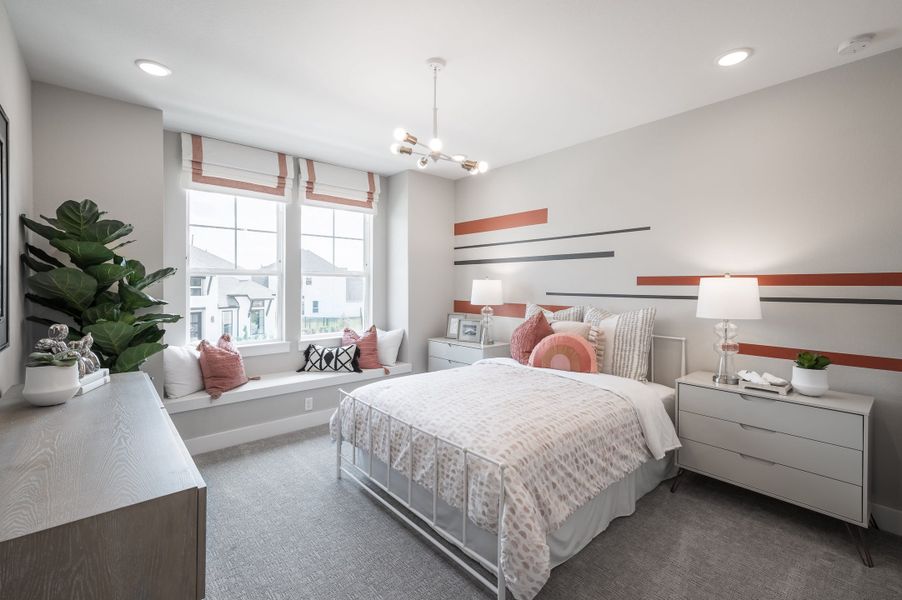 Representative furnished interior of a home built from the Casoria by Tri Pointe Homes in Solace Collection At Evergrove, Richmond (Image 36).