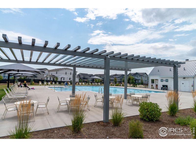 Neighborhood pool and clubhouse Neighborhood pool and clubhouse