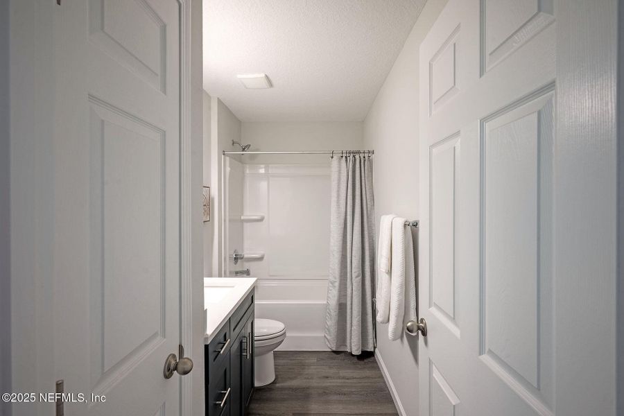 Furnished interior view inside a new home in , Jacksonville (Image 37).