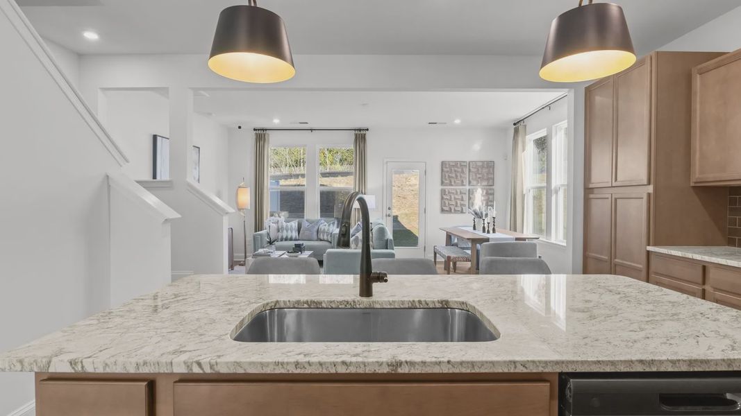 Furnished interior view inside a new home in Bell Glen, Charlotte (Image 10).