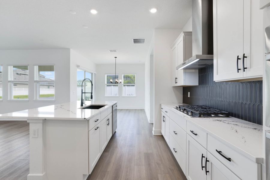 Representative furnished interior of a home built from the Hemingway by Rockwell Homes in Northlake At Ovation, Winter Garden (Image 15).