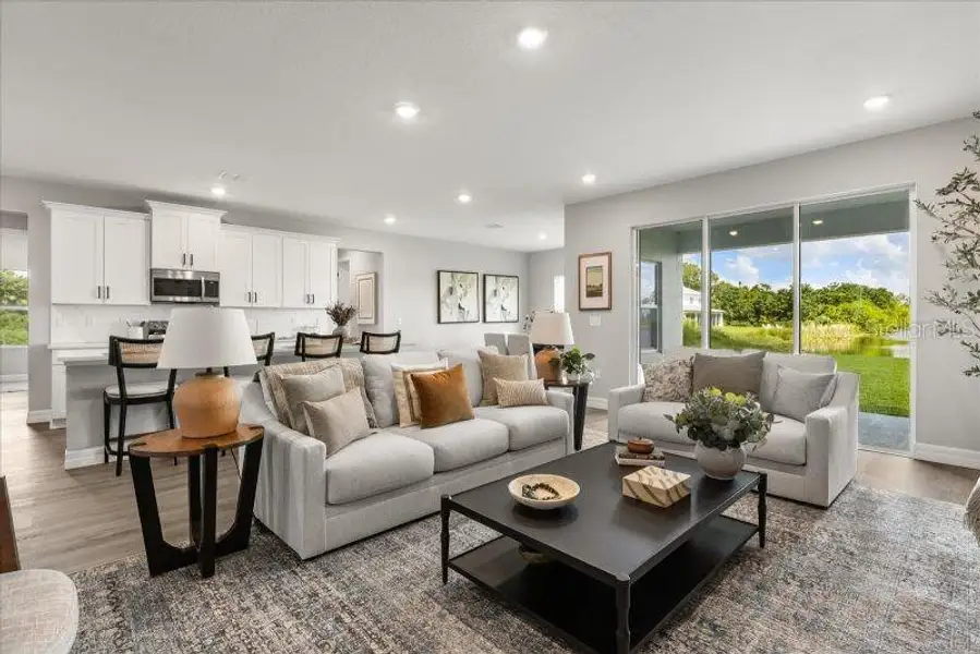 Furnished interior view inside a new home in , Ocala (Image 3). Furnished interior view inside a new home in , Ocala (Image 3).
