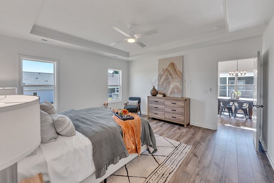 Representative furnished interior of a home built from the Blossom by Great Southern Homes in Oak Hollow, Longs (Image 29).