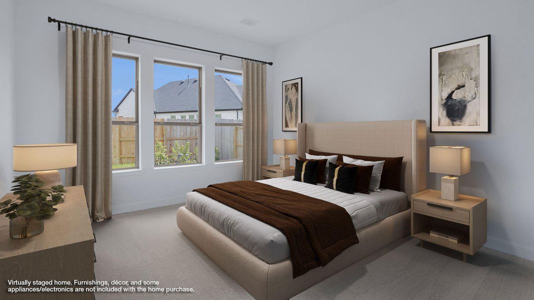 Furnished interior view inside a new home in The Grand Prairie 40', Hockley (Image 8).