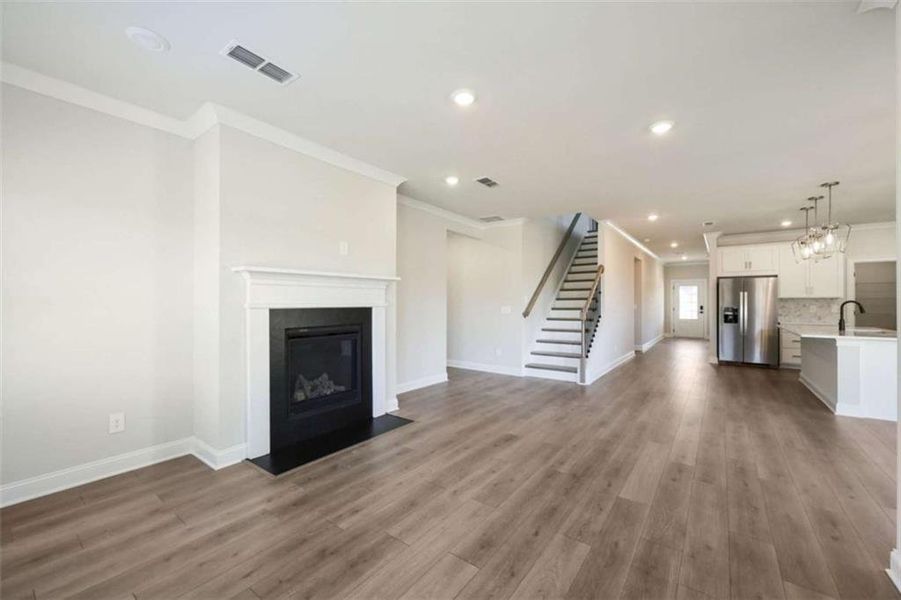Spacious, unfurnished interior of a new home in River Pointe, Monroe (Image 43).