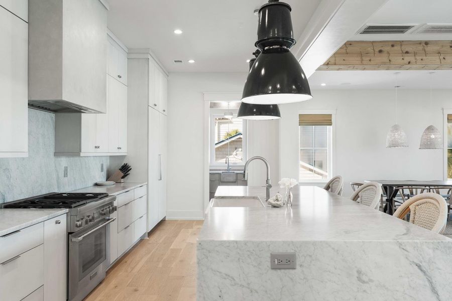 Furnished interior view inside a new home in , Isle Of Palms (Image 18).