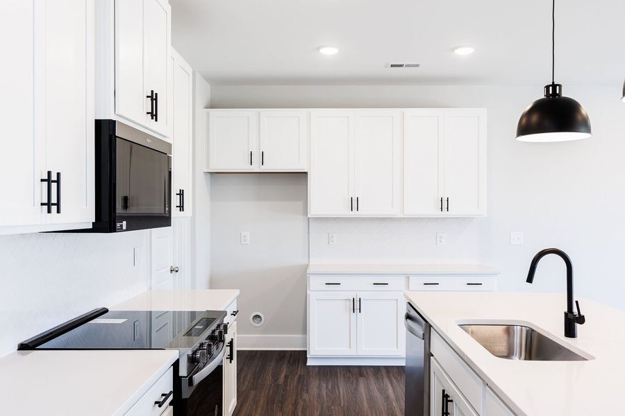 Furnished interior view inside a new home in Vaughan Farms, Angier (Image 2).