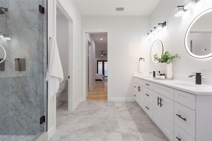 Furnished interior view inside a new home in , Tampa (Image 31). Furnished interior view inside a new home in , Tampa (Image 31).