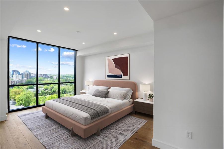 Furnished interior view inside a new home in The Dillon Buckhead, Atlanta (Image 18).