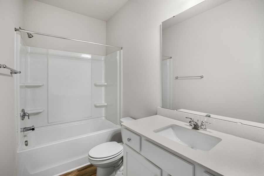 Representative furnished interior of a home built from the Allegheny by Mattamy Homes in McAlister Creek, Clayton (Image 10).