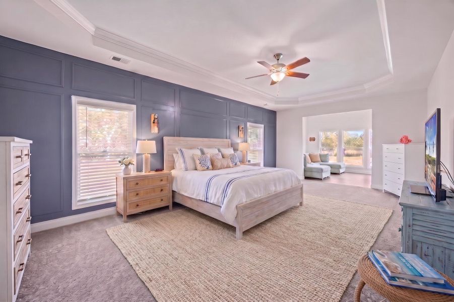 Furnished interior view inside a new home in , Meggett (Image 13).