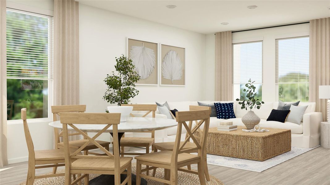 Furnished interior view inside a new home in Winfield Park, Hutto (Image 12). Furnished interior view inside a new home in Winfield Park, Hutto (Image 12).