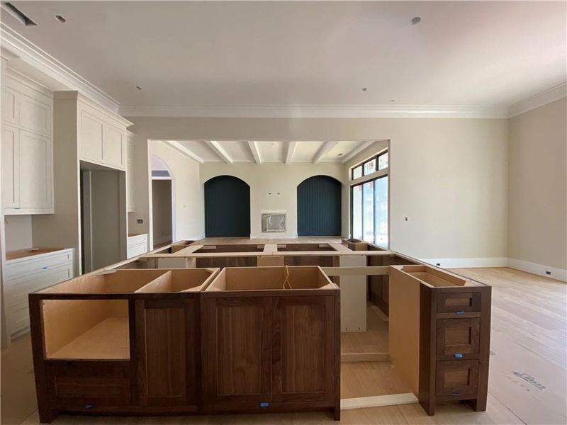 In-progress construction of a new home in , Acworth, GA (Image 17).