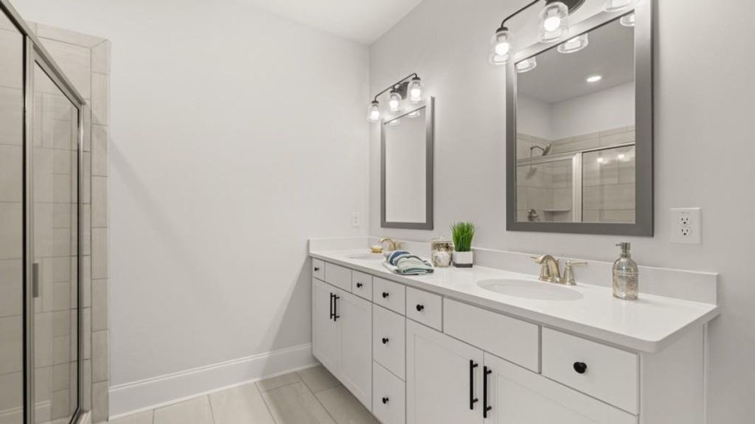 Furnished interior view inside a new home in Hamptons at Riverwood North, Dallas (Image 13).