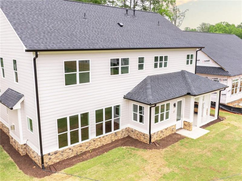 Exterior details and patio area of a home in , Marietta (Image 3).