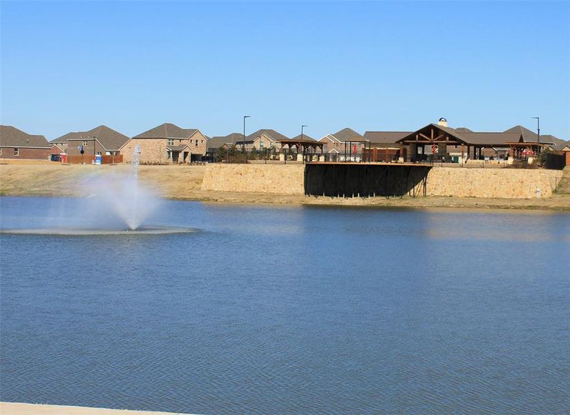 one of the fishing ponds