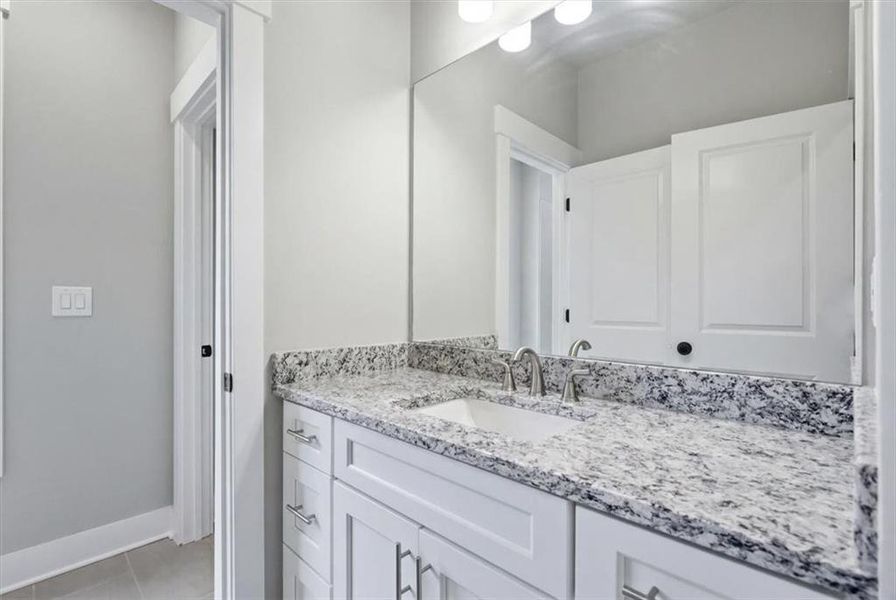 Furnished interior view inside a new home in , Statham (Image 15).