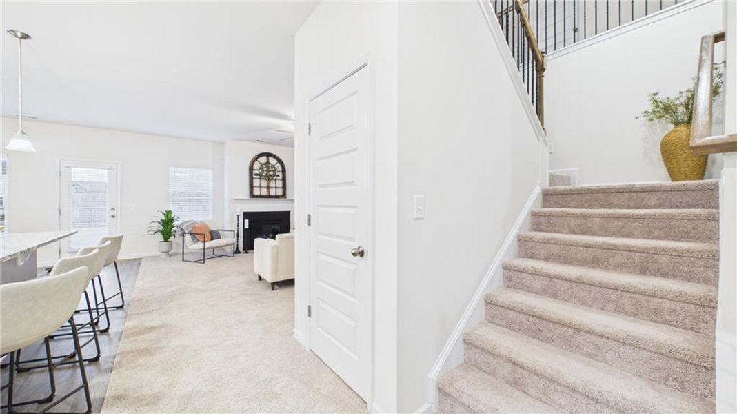 Furnished interior view inside a new home in , Cartersville (Image 42).