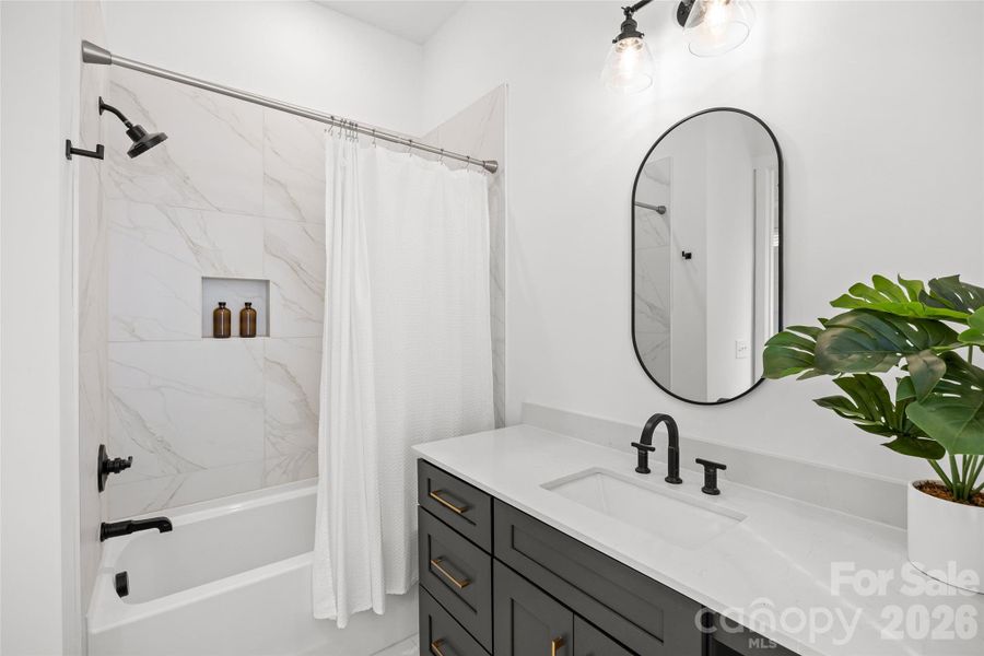 Furnished interior view inside a new home in , Charlotte (Image 41). Furnished interior view inside a new home in , Charlotte (Image 41).