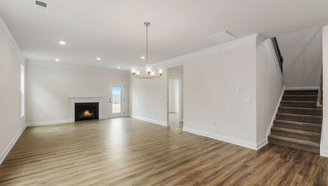 Spacious, unfurnished interior of a new home in Adams Glen, Greenville (Image 18).