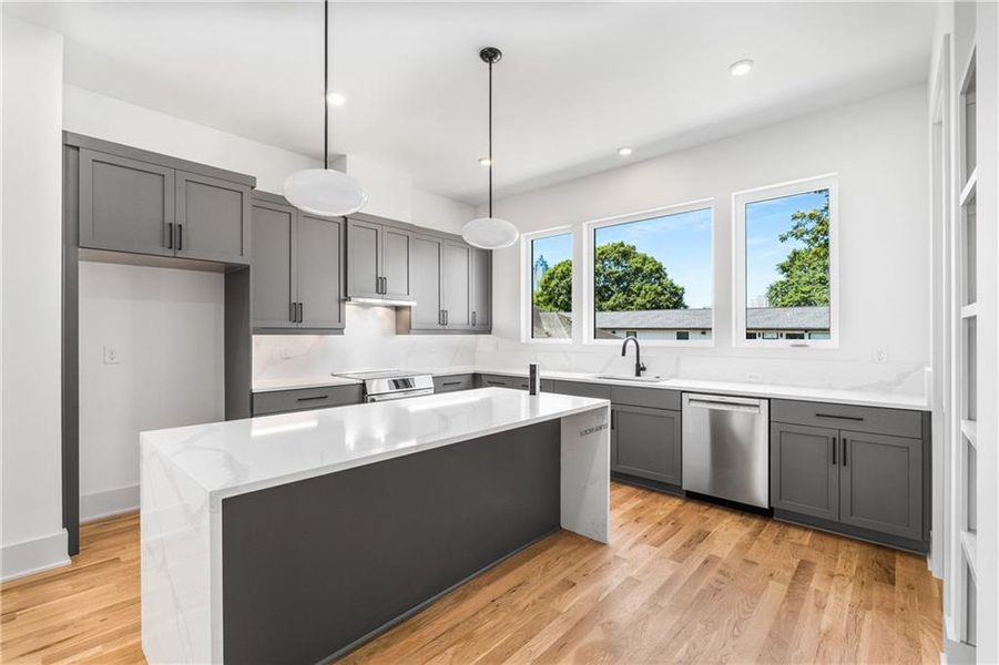 Furnished interior view inside a new home in , Atlanta (Image 18).