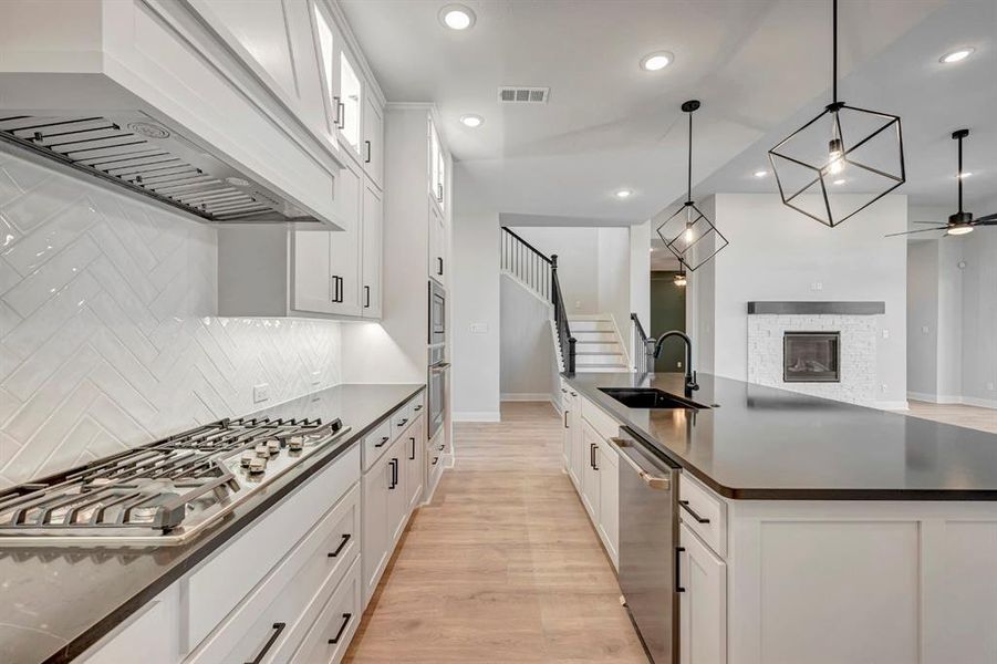 Furnished interior view inside a new home in Northshore at Lakewood Village - Garden Series, Lakewood Village (Image 7). Furnished interior view inside a new home in Northshore at Lakewood Village - Garden Series, Lakewood Village (Image 7).