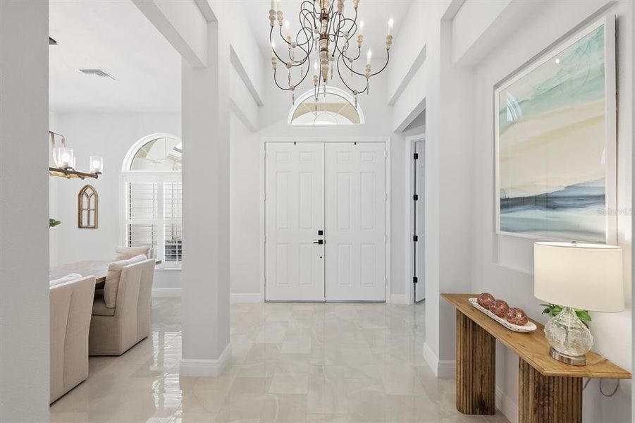 Furnished interior view inside a new home in The Reserve at Twin Rivers, Parrish (Image 24). Furnished interior view inside a new home in The Reserve at Twin Rivers, Parrish (Image 24).