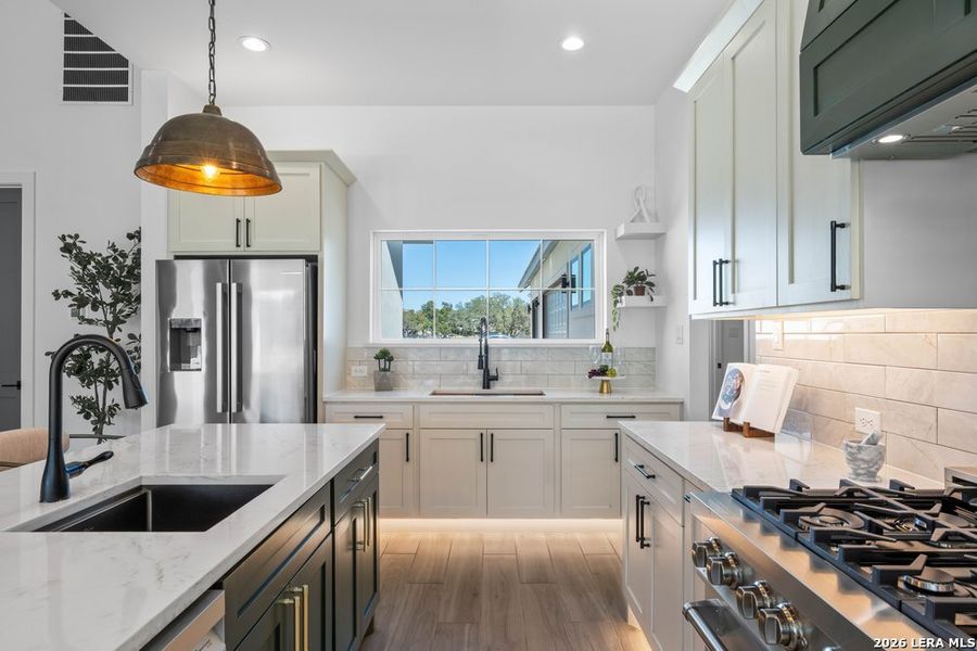 Furnished interior view inside a new home in , Bulverde (Image 17).