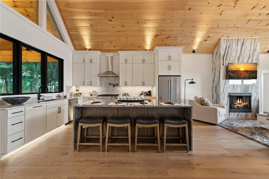 Furnished interior view inside a new home in , Morganton (Image 13).