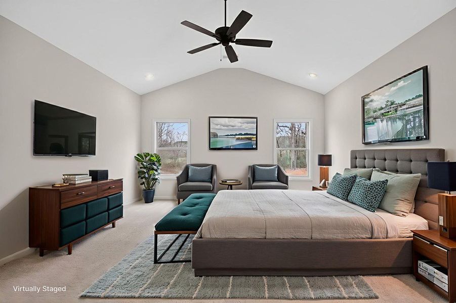Furnished interior view inside a new home in Blackwelder Bluff, Bowdon (Image 10).
