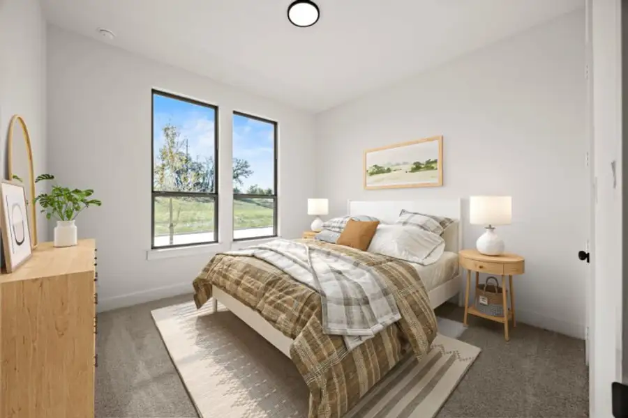 Furnished interior view inside a new home in Chatham Reserve, Providence Village (Image 2).