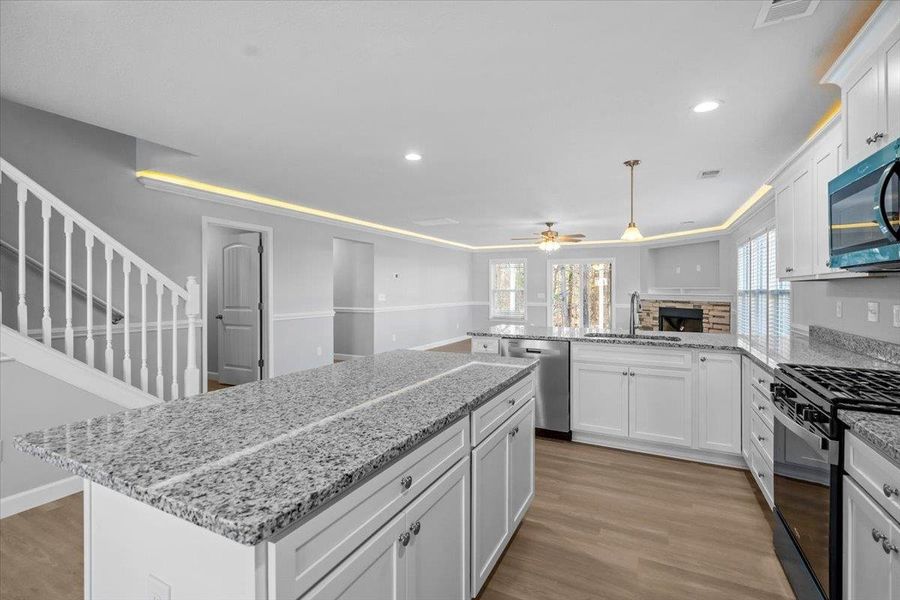 Furnished interior view inside a new home in Zanes Creek, Inman (Image 10).