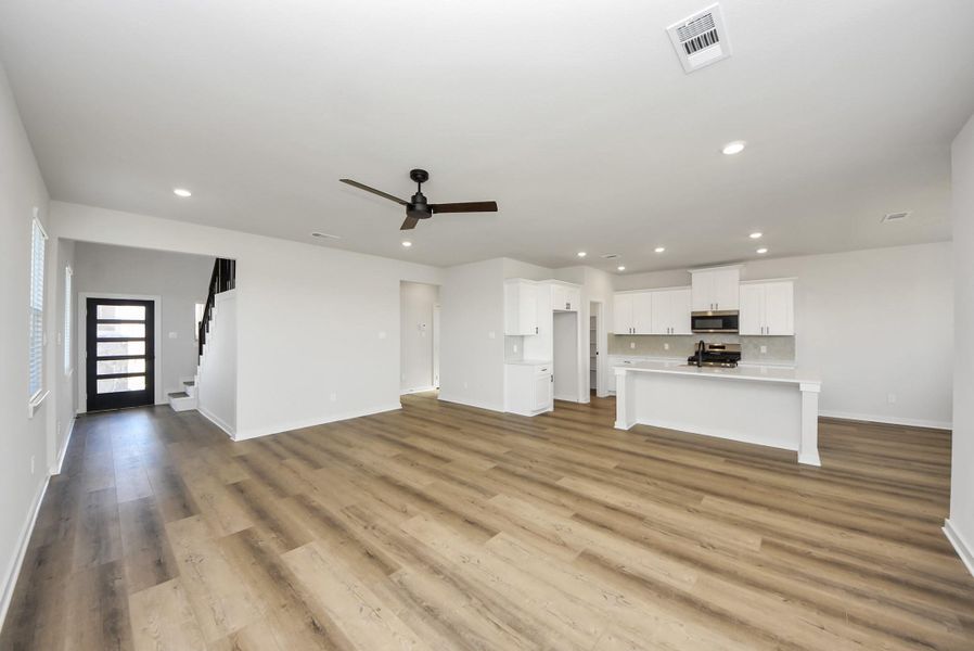 Living area open concept