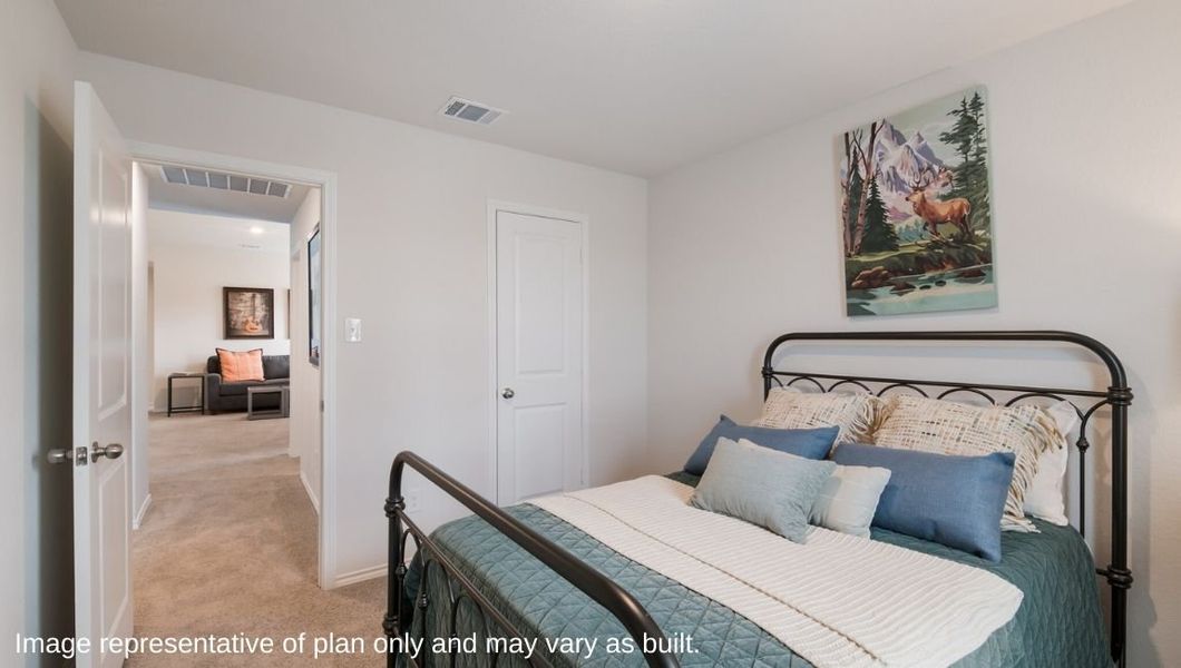 Furnished interior view inside a new home in Blue Ridge Ranch, San Antonio (Image 25).