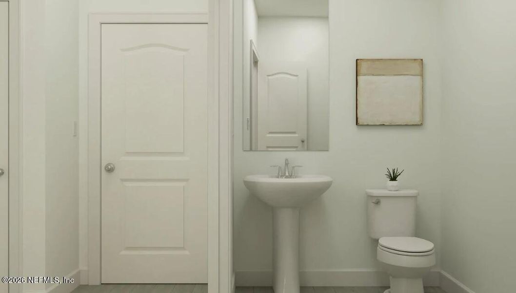 Furnished interior view inside a new home in Cove at Southwood, Jacksonville (Image 7).
