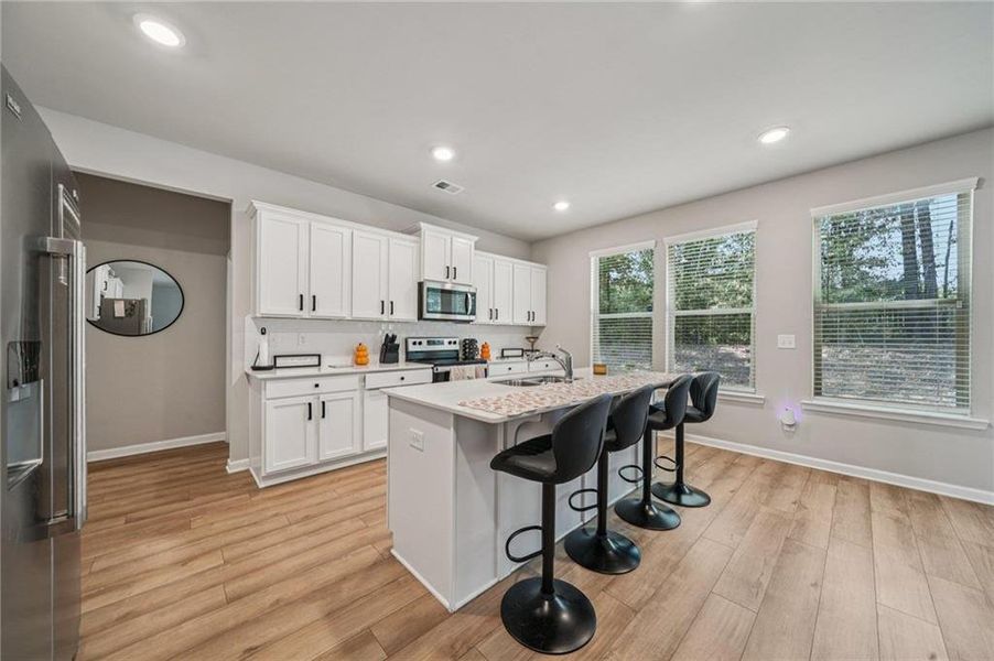 Furnished interior view inside a new home in North Hampton, Hampton (Image 21). Furnished interior view inside a new home in North Hampton, Hampton (Image 21).