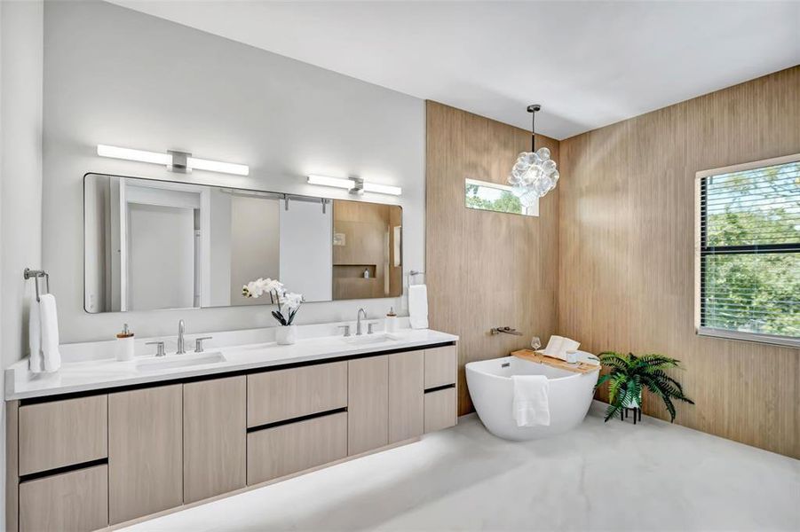 Furnished interior view inside a new home in , Tampa (Image 8).
