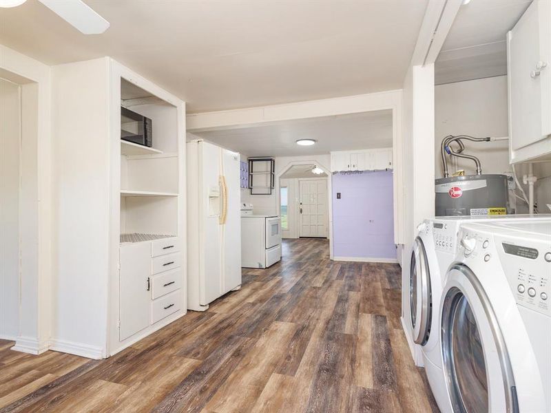 Kitchen and utility area
