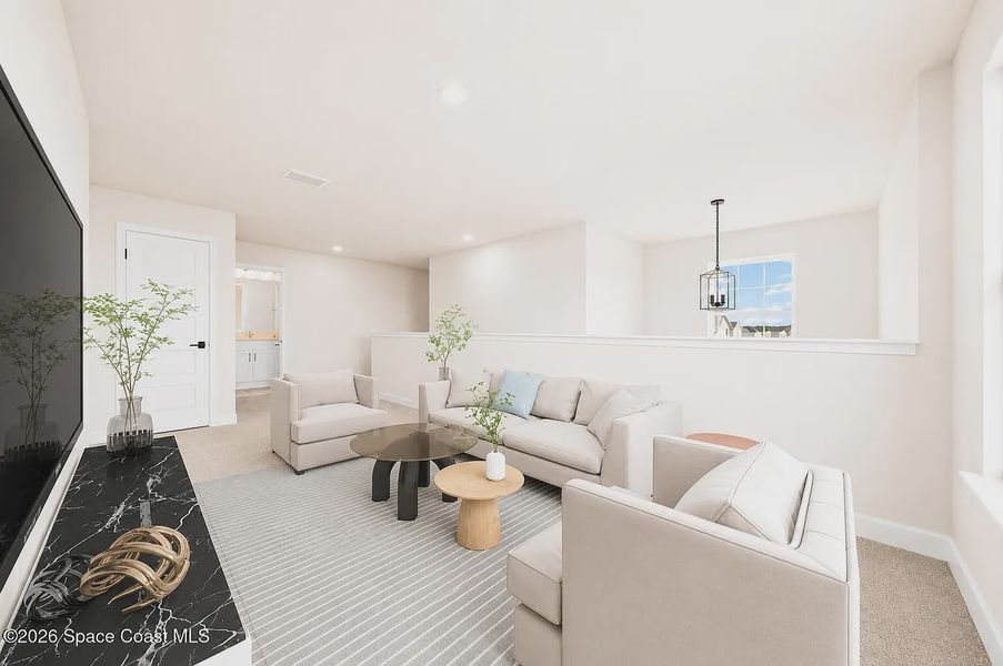 Furnished interior view inside a new home in St. John's Preserve, Palm Bay (Image 10).