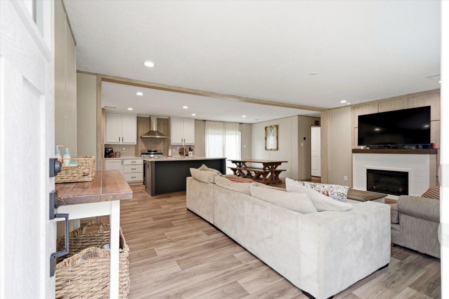 Furnished interior view inside a new home in , Cross (Image 5). Furnished interior view inside a new home in , Cross (Image 5).