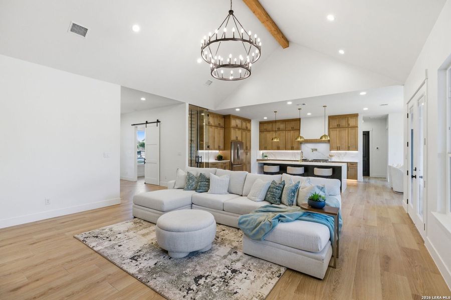 Furnished interior view inside a new home in , Bulverde (Image 15).