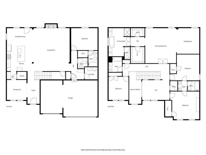 2D floor plan layout of this home in , Atlanta, GA (Image 5).