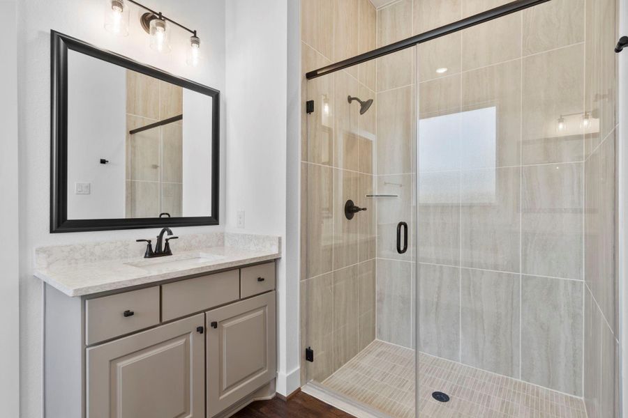 Furnished interior view inside a new home in Artavia, Conroe (Image 10).