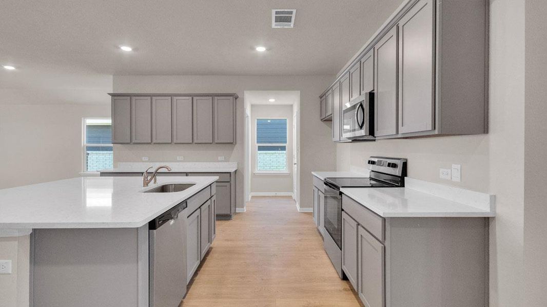 Furnished interior view inside a new home in Thunder Rock, Marble Falls (Image 6). Furnished interior view inside a new home in Thunder Rock, Marble Falls (Image 6).
