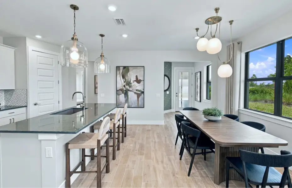 Representative furnished interior of a home built from the Flagstone by Del Webb in Del Webb Flagler Beach, Palm Coast (Image 10). Representative furnished interior of a home built from the Flagstone by Del Webb in Del Webb Flagler Beach, Palm Coast (Image 10).