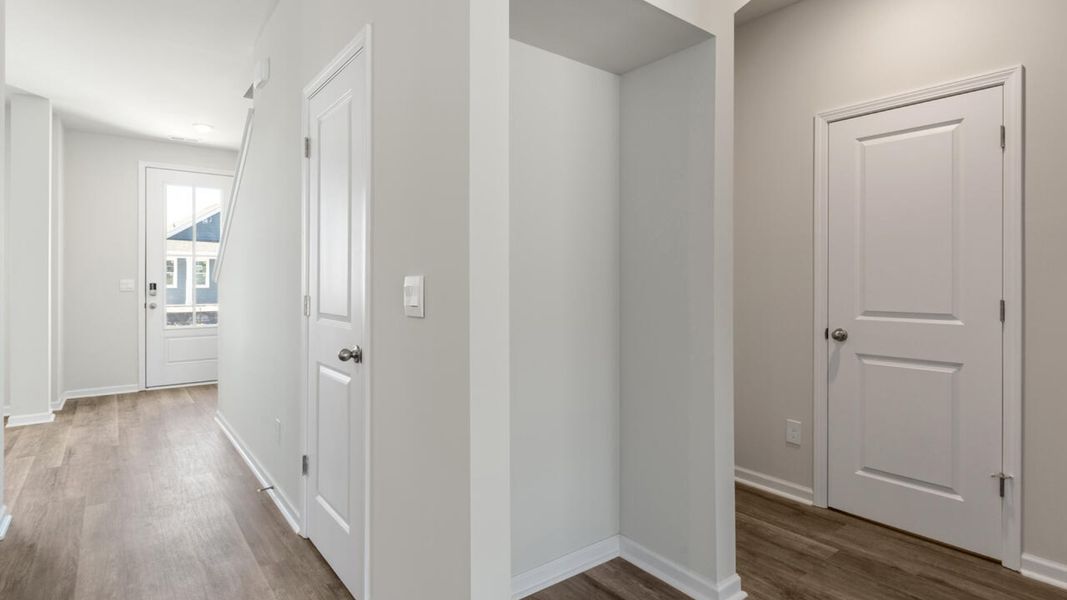 Representative unfurnished interior of a home built from the TILLMAN by D.R. Horton in Surfside Landing, Hubert (Image 18).