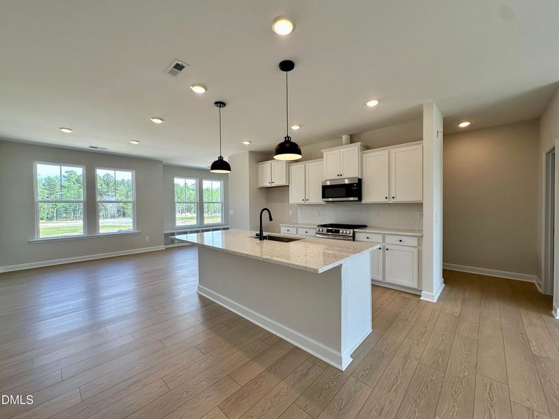 Furnished interior view inside a new home in Forestville Yard Townhomes, Knightdale (Image 3).
