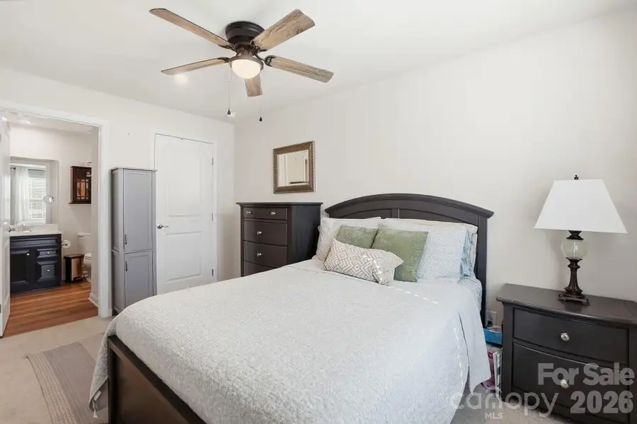 Furnished interior view inside a new home in Stone Creek Townhomes, Matthews (Image 17).